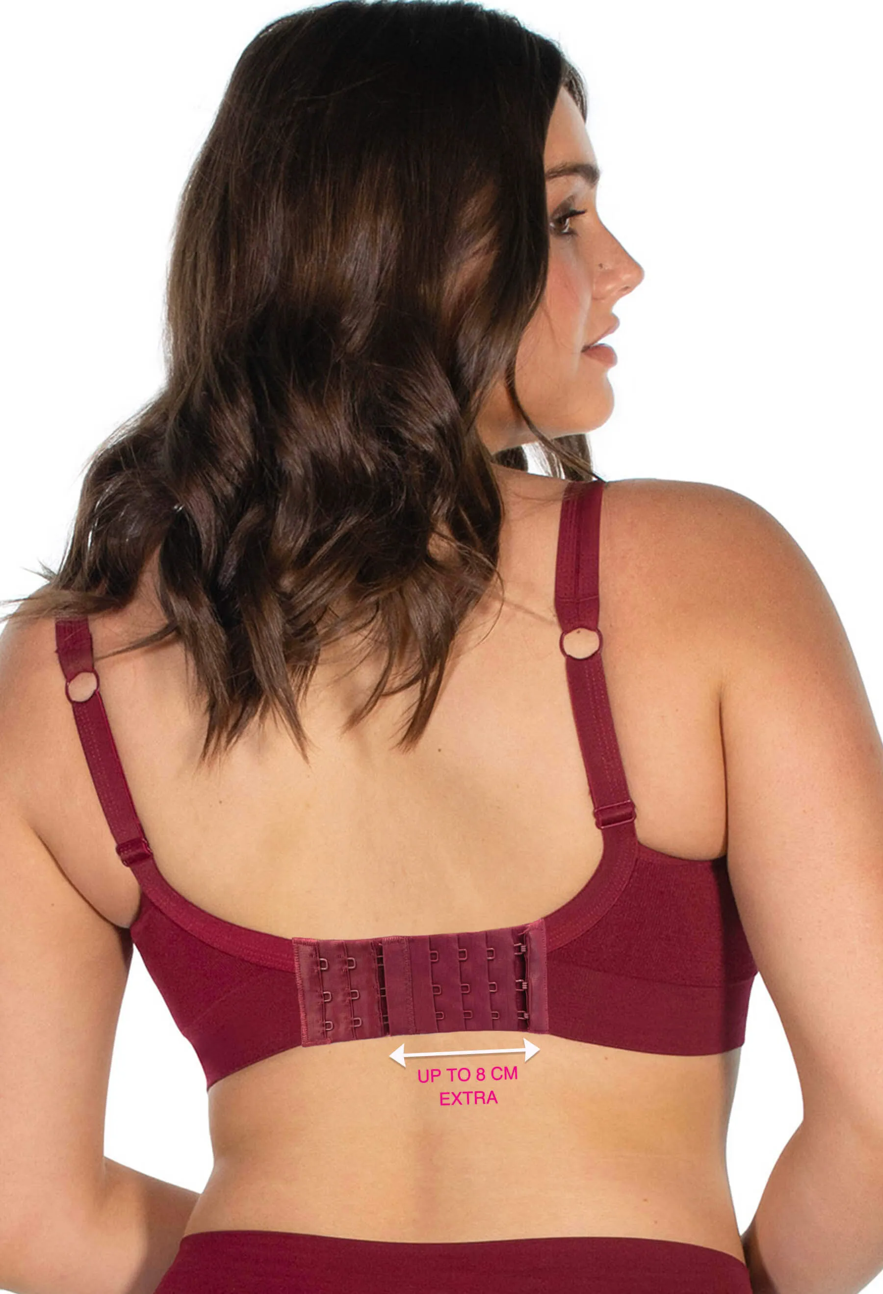 3 Pack Bamboo Wire Free Maternity and Nursing Bra   Bra Extender Set