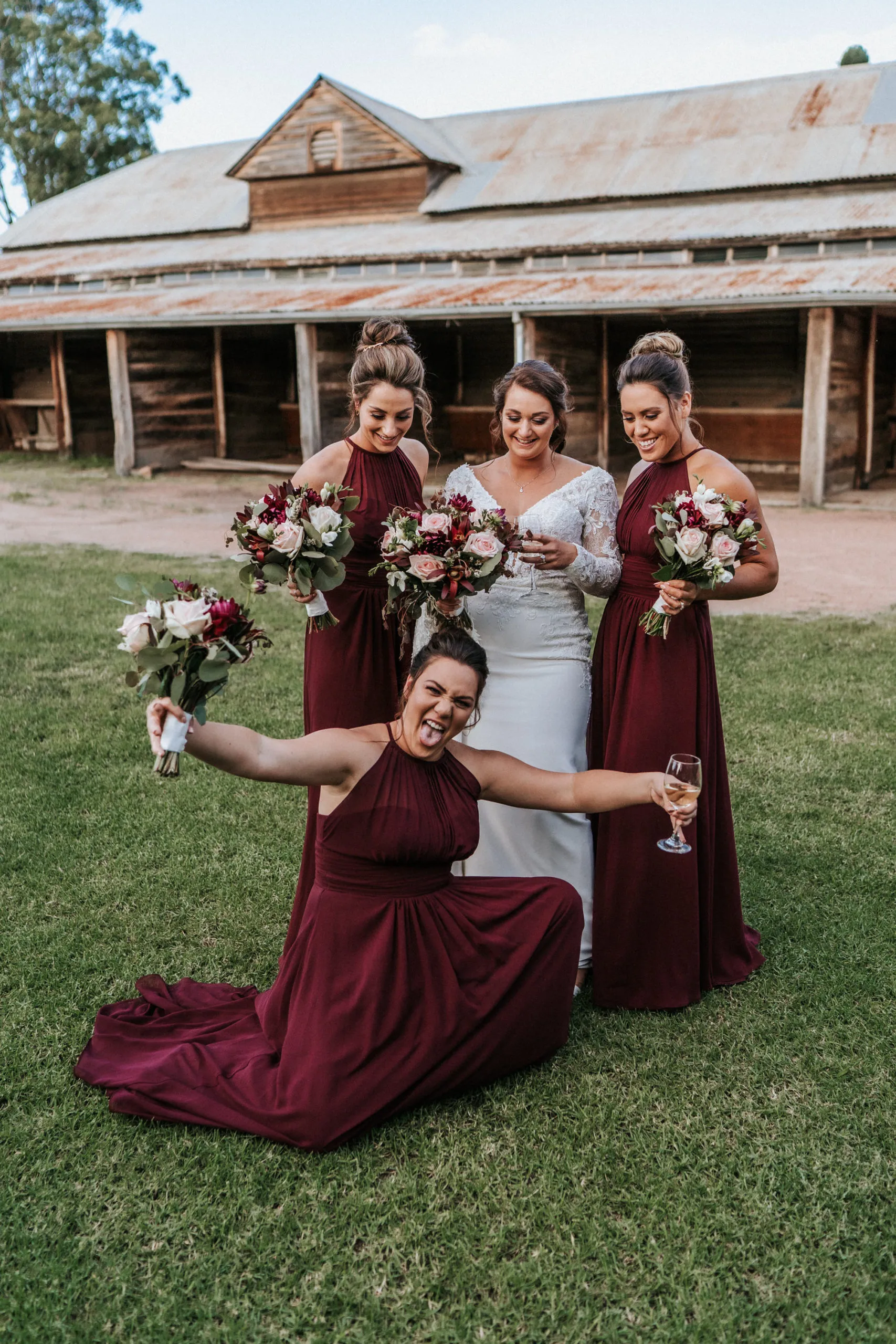 A-line Halter Sleeveless Floor-length Chiffon Bridesmaid Dresses, BD0629