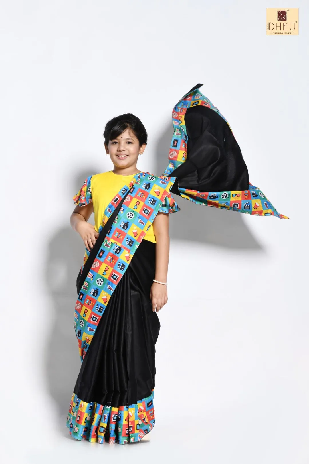 Aashare Galpo-Baby Girls' Saree