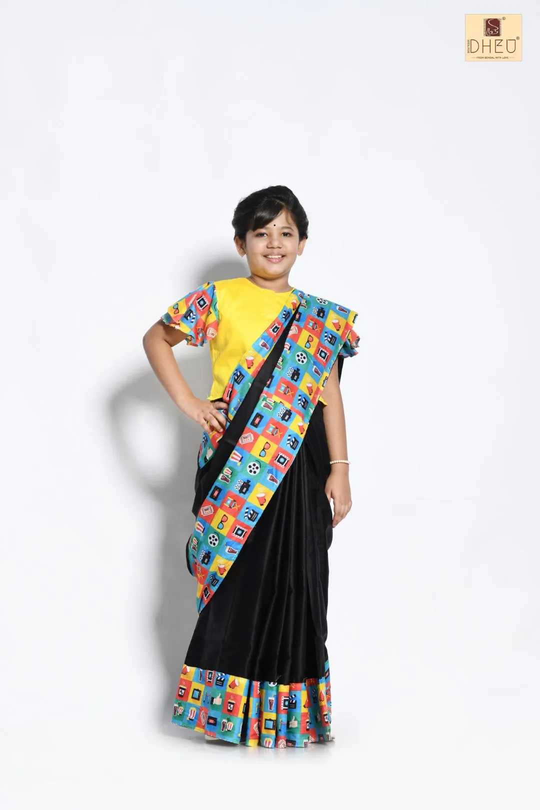 Aashare Galpo-Baby Girls' Saree