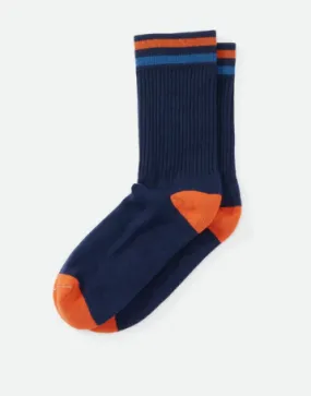 American Trench | Seasonal Kennedy Sock | Navy/ Royal/ Orange