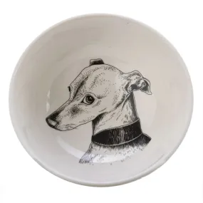 Animal Snack Bowls White Dog