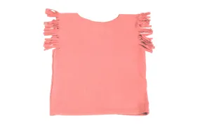 Baby & Girls Fringe Cowboy Shirt | Coral