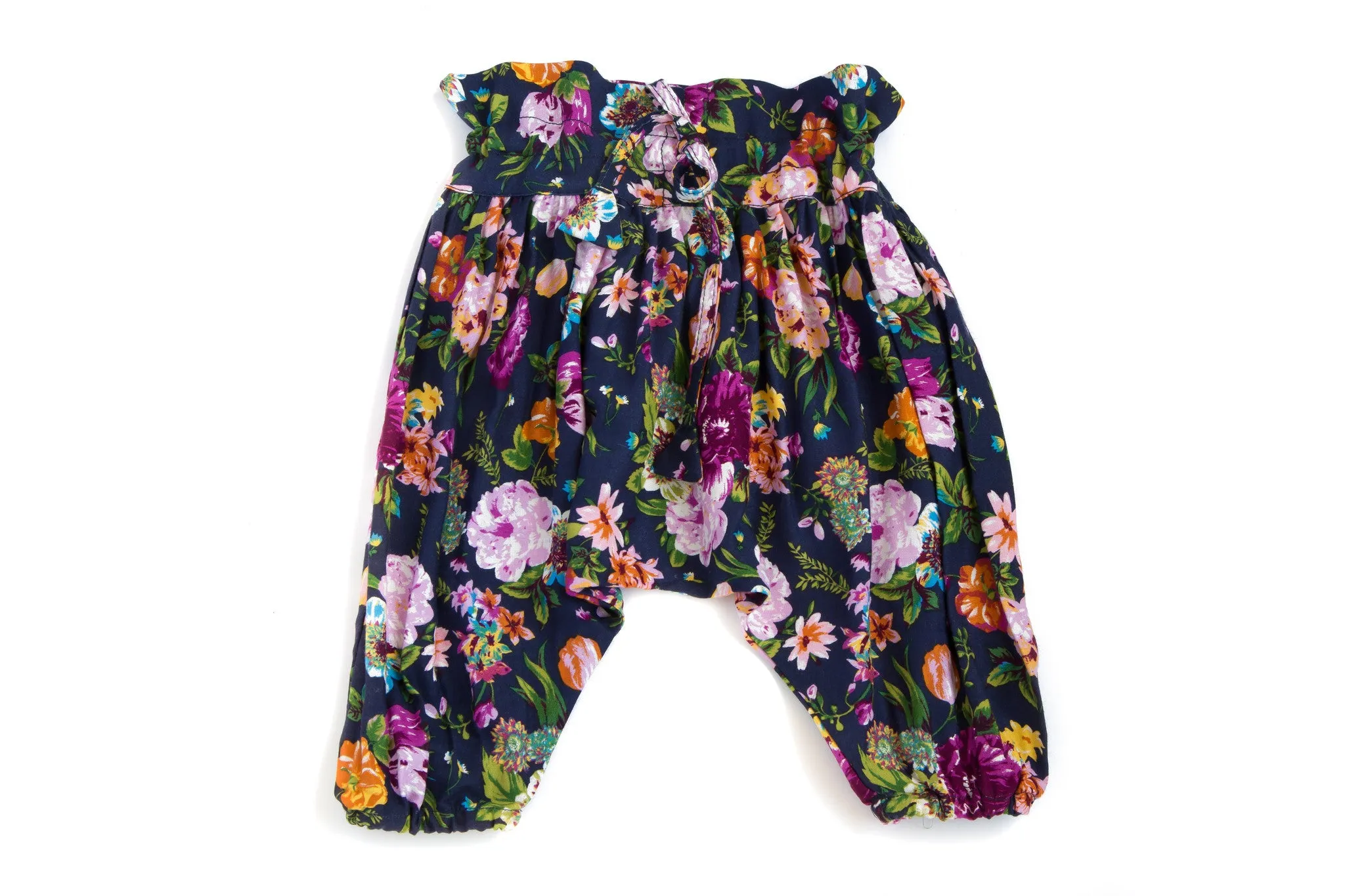 Baby and Toddler Floral Harem Pants | Night Flowers