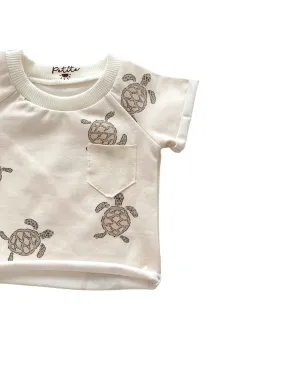 Baby jersey t-shirt / turtles