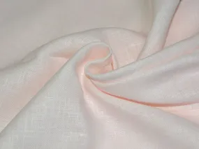 Baby Pink Pure Linen Fabric - 60 Lea