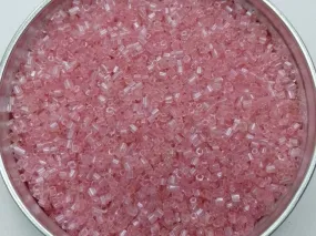 Baby Pink Transparent 2 Cut Glass Seed Beads- 2 mm (Wholesale)