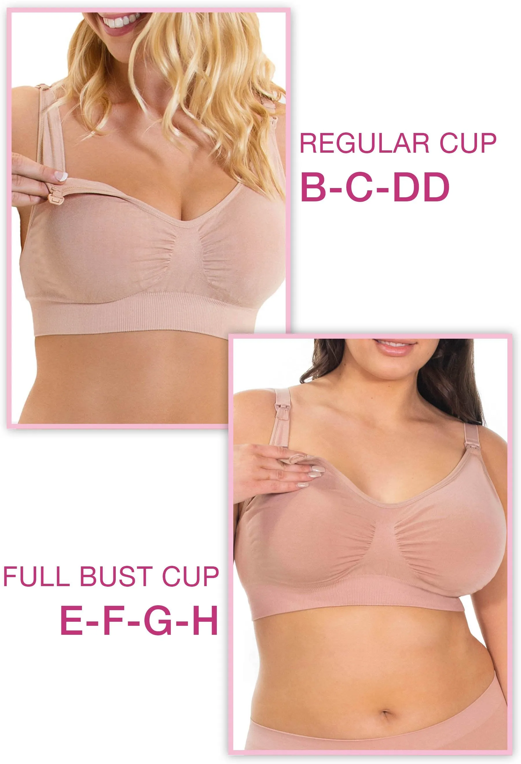 Bamboo Wire Free Maternity and Nursing Bra   Bra Extender Set