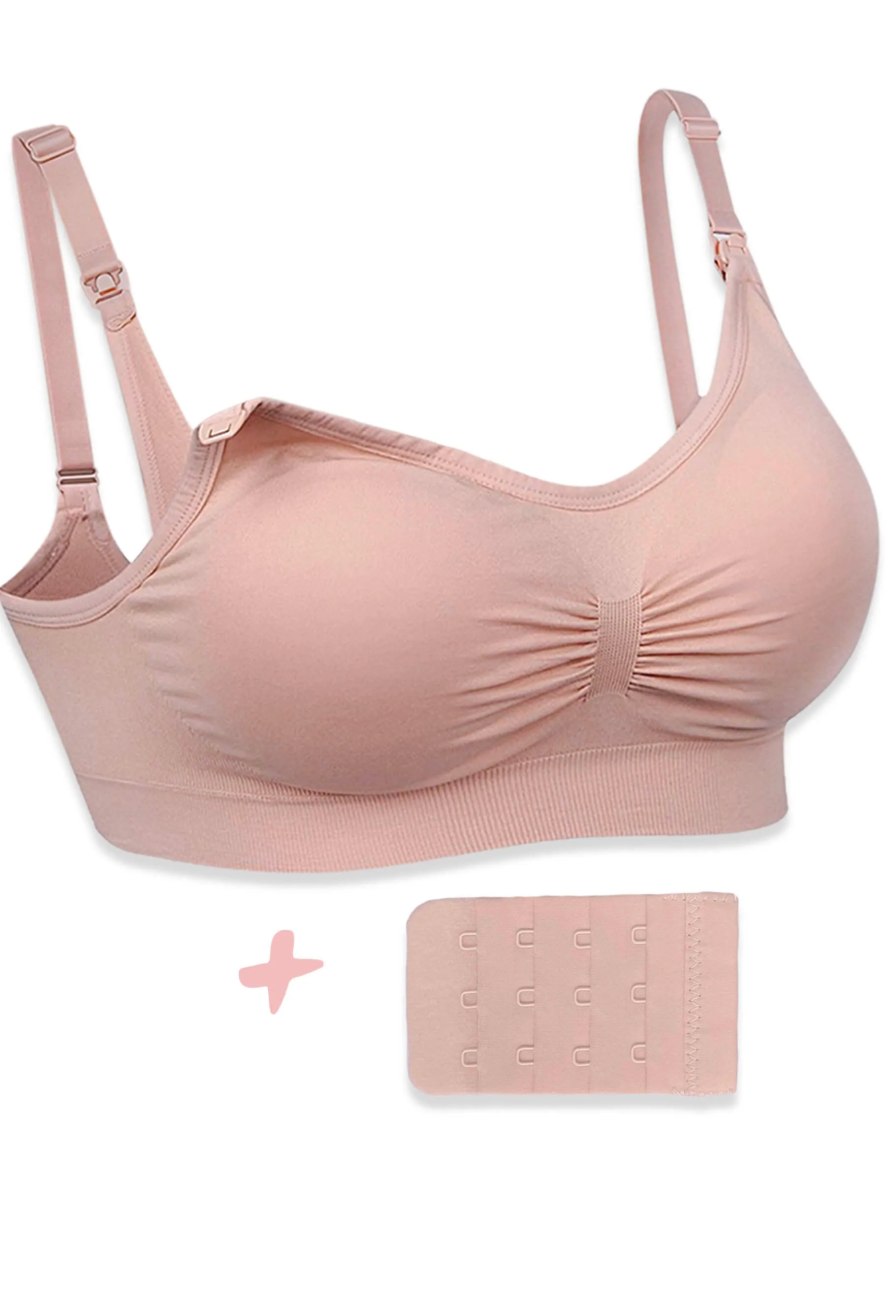 Bamboo Wire Free Maternity and Nursing Bra   Bra Extender Set