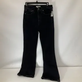 Black Denim Jeans Flared Madewell, Size 0