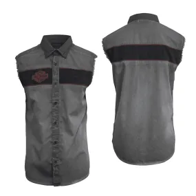 Branded  Men's Blackened Pearl Iron Bond Blowout Sleeveless Shirt