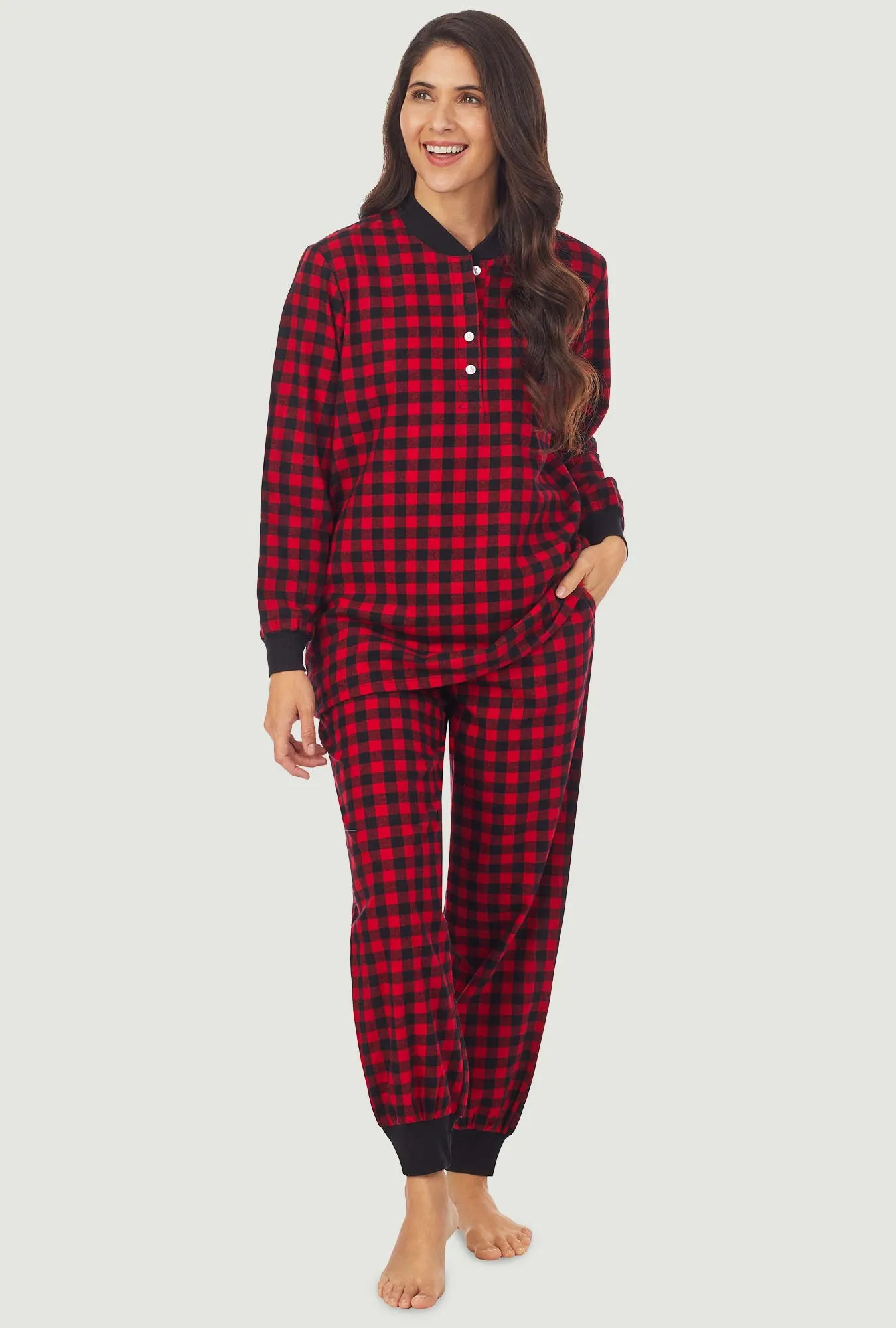 Buffalo Check Ski Pajama