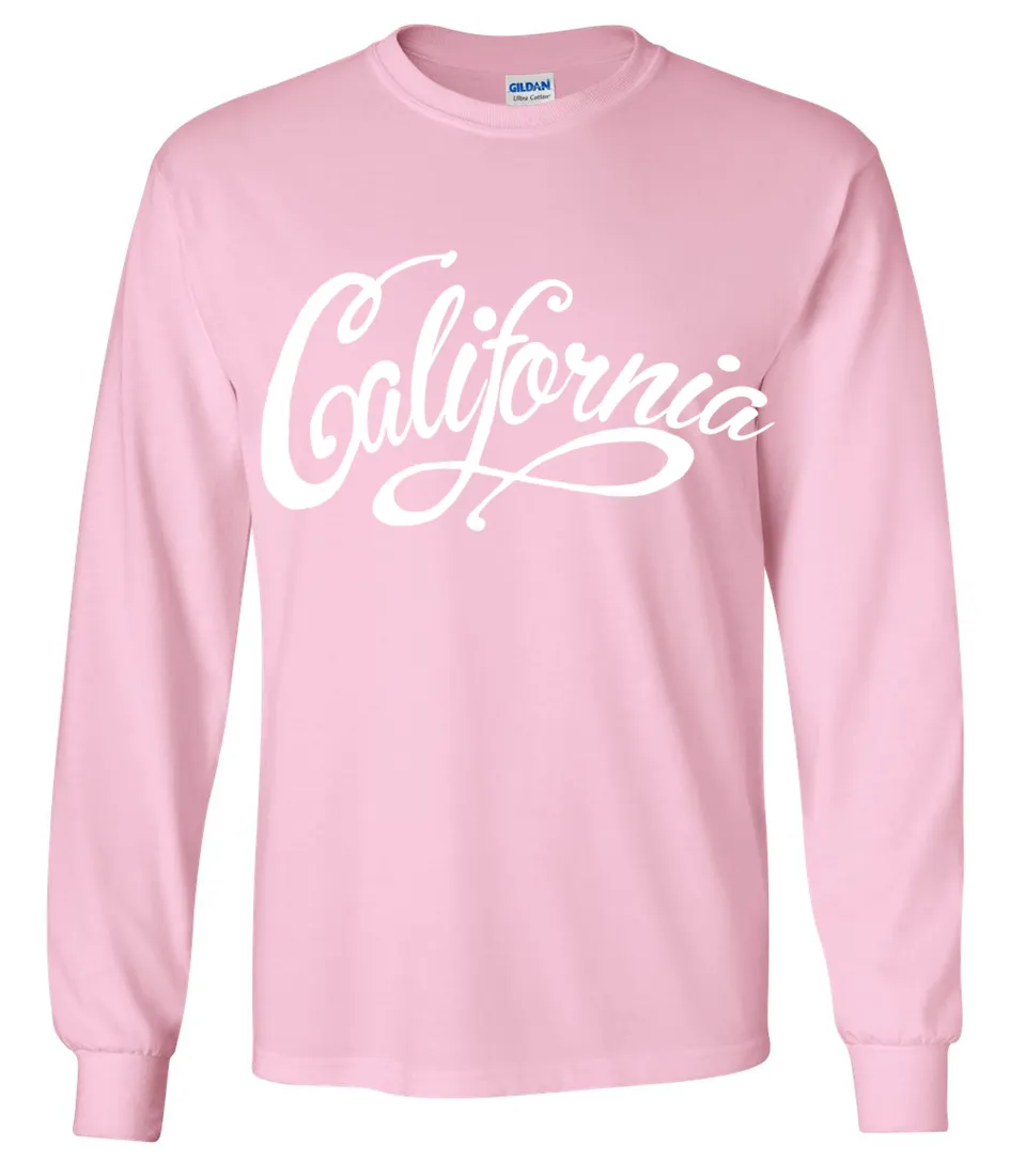 California Beach Script Long Sleeve Shirt