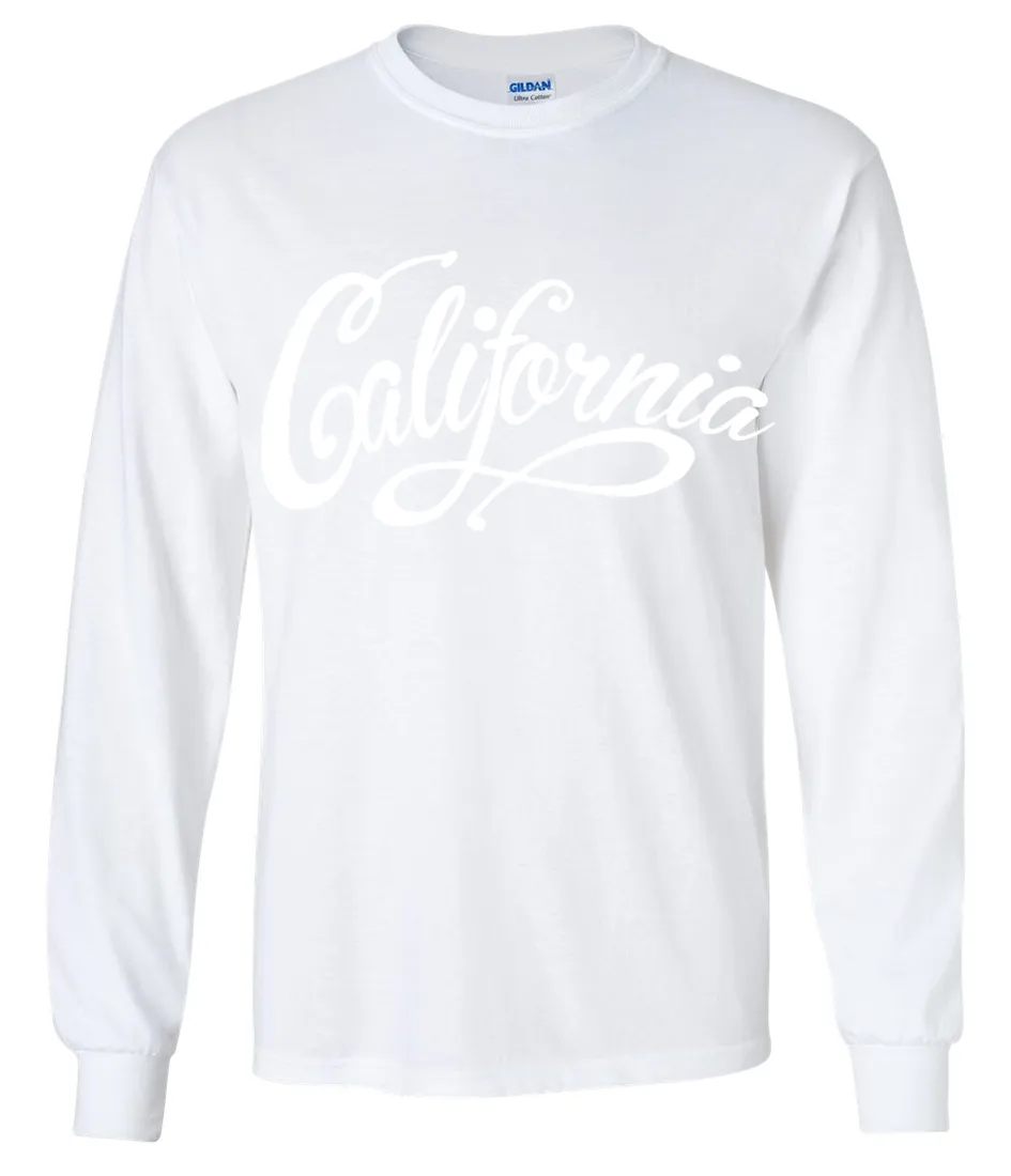 California Beach Script Long Sleeve Shirt