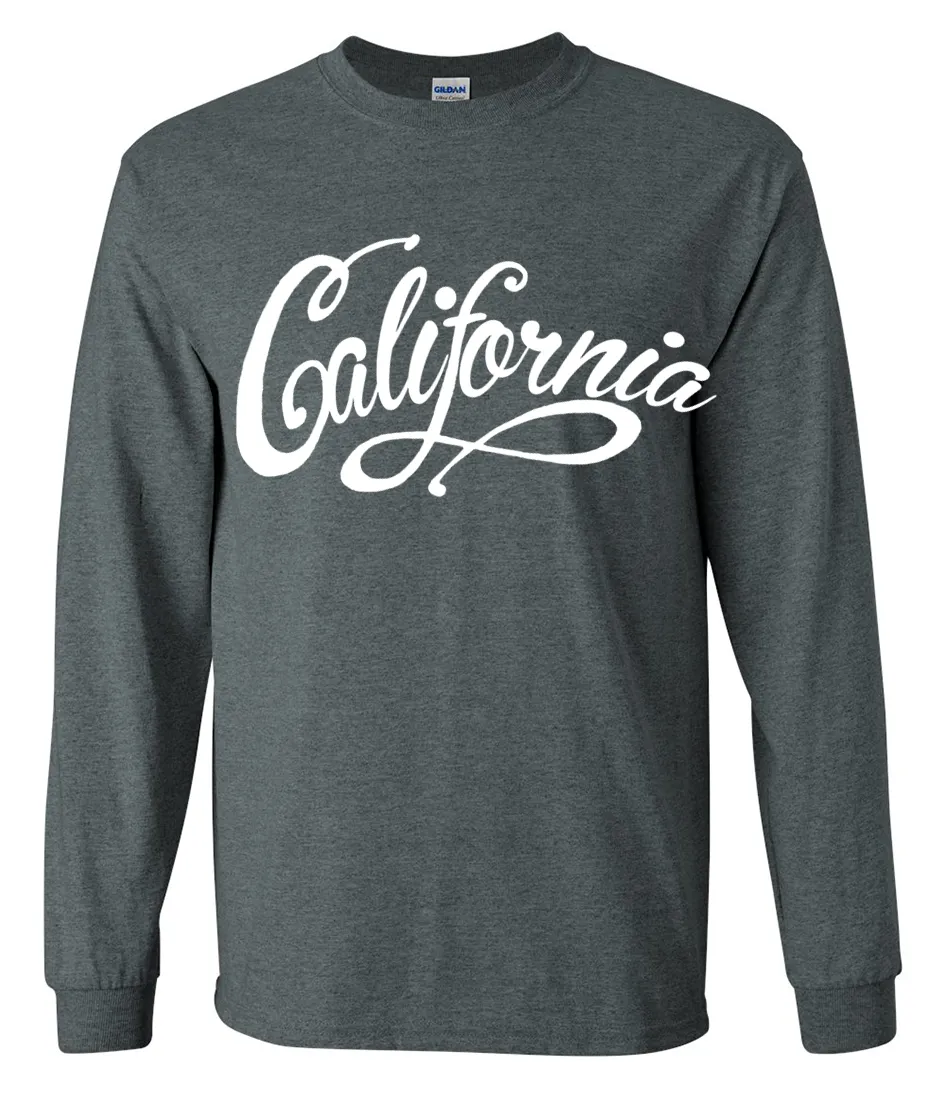 California Beach Script Long Sleeve Shirt