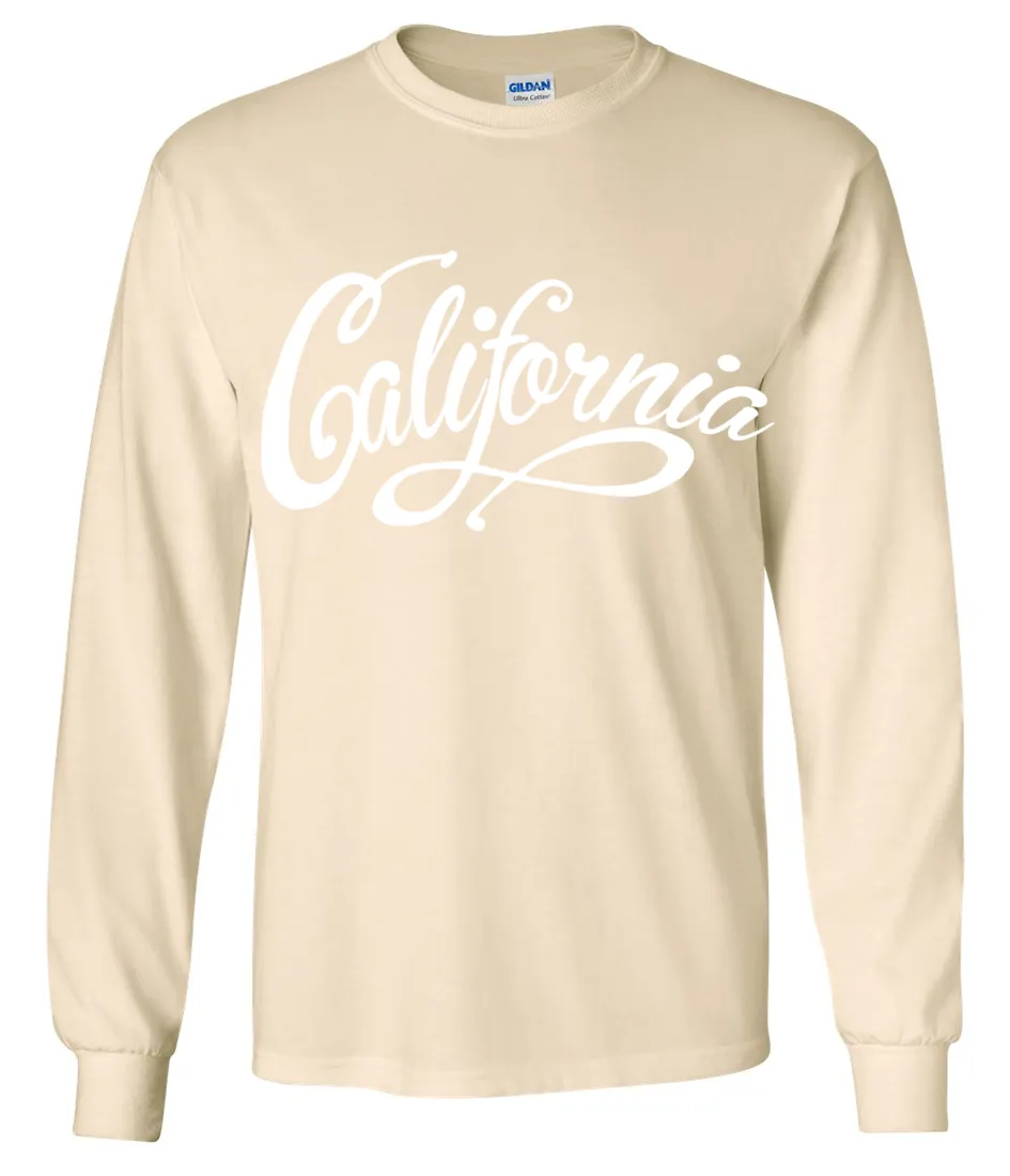 California Beach Script Long Sleeve Shirt