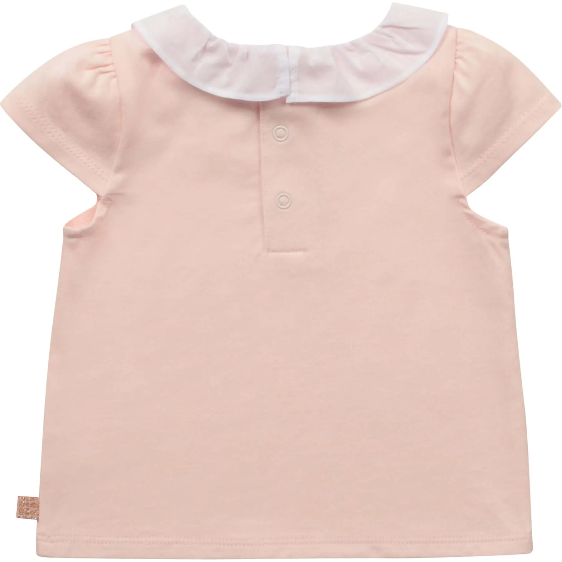 Carrément Beau Baby Girl Organic Cotton T-Shirt (bisou d'été Tee)