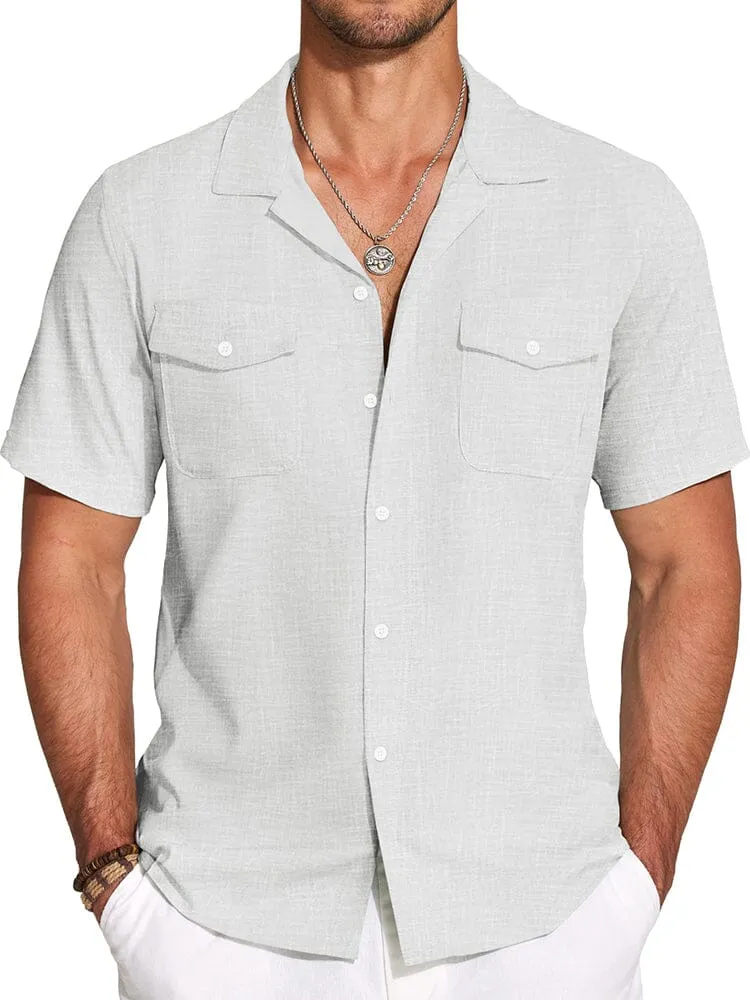 Casual Cuban Collar Summer Shirt (US Only)