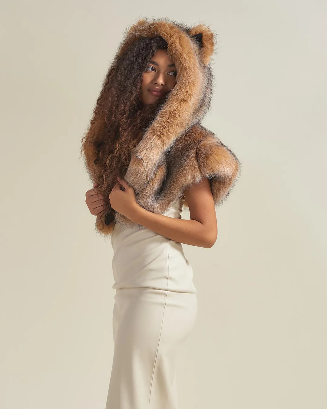 Coyote Luxe Collector Edition Faux Fur Shawl | Women's