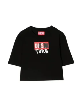 Diesel T-Shirt D Disturbed Black