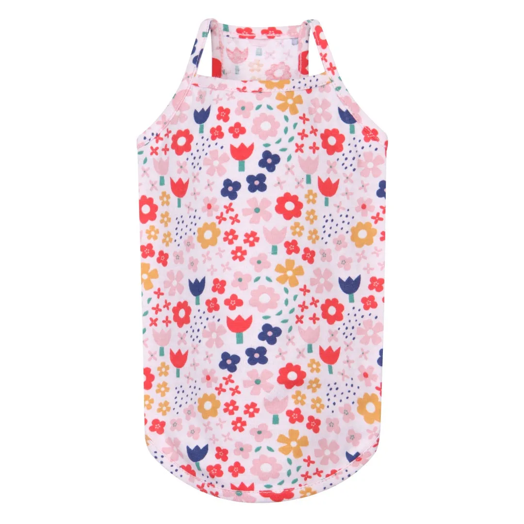 Flower Power Tank Top - Pink