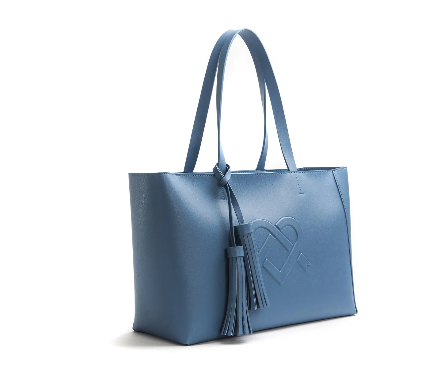 Gunas New York Tippi Blue Vegan Leather Tote Bag