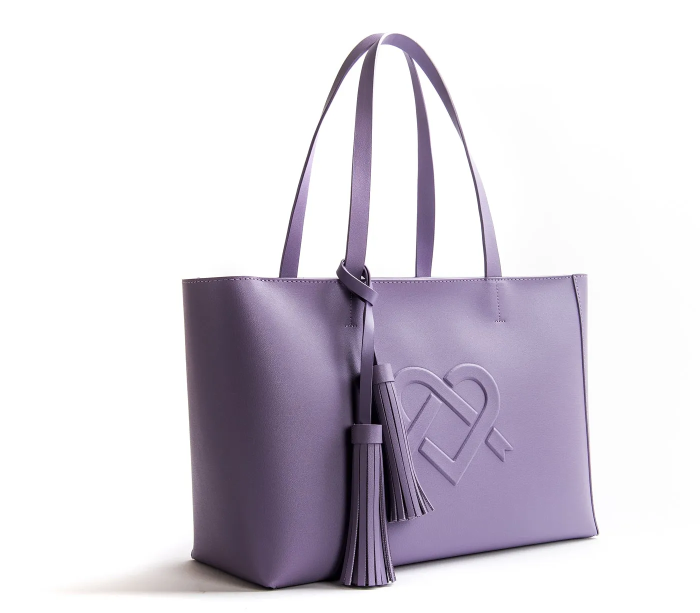 Gunas New York Tippi Lilac Vegan Leather Tote Bag