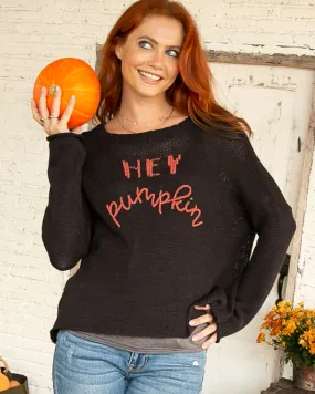 HEY PUMPKIN CREW COTTON