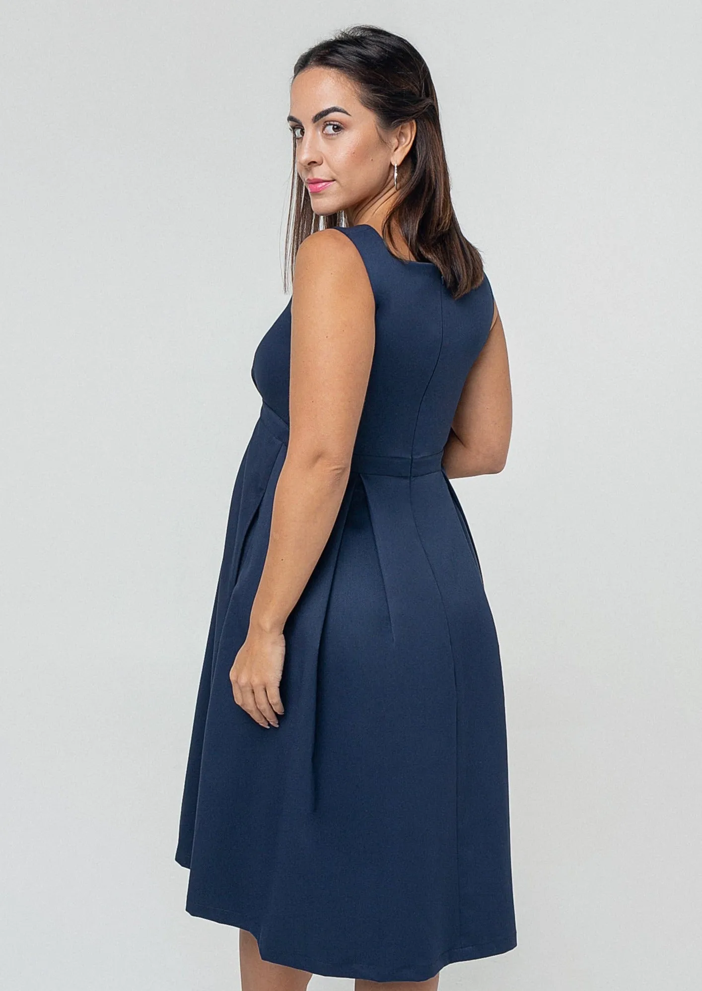 INTO THE BLUE Maternity & Nursing Dress