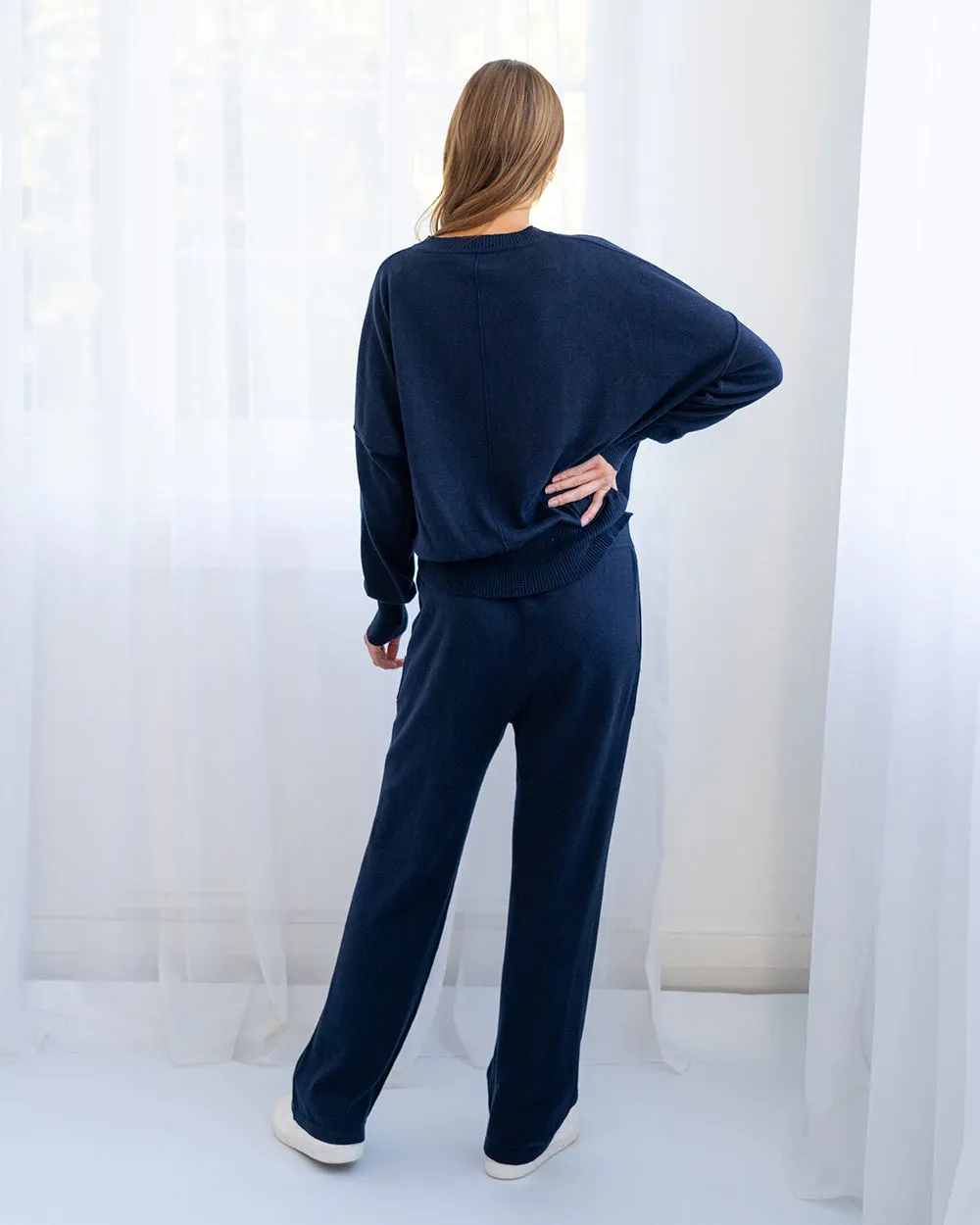 Kelsey Lounge Pant - Navy