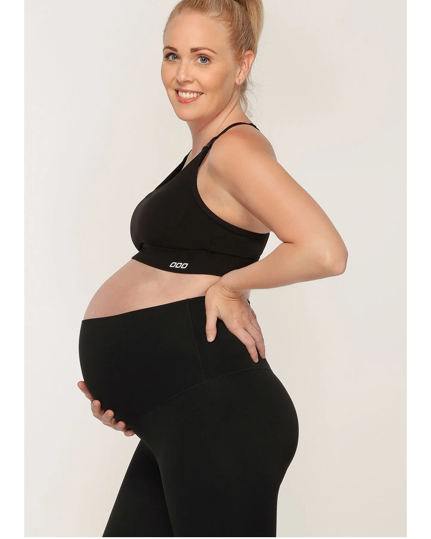 Lorna Jane Maternity Ankle Biter Legging - Black