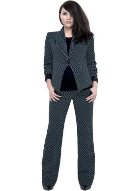 Maternity 2-Piece Suit - Green Check