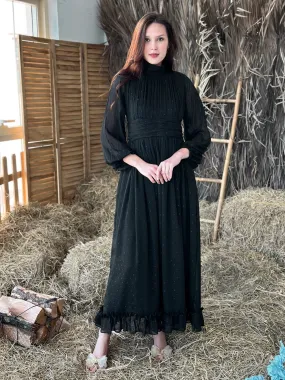 Morgan Black Long Dress