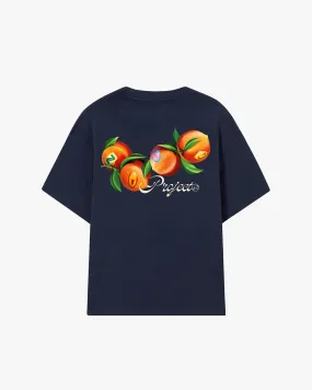 PEACH TEE NAVY