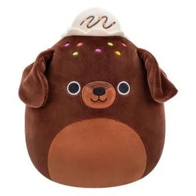 Squishmallow 16 Inch Rico the Brownie Chocolate Lab Plush Toy