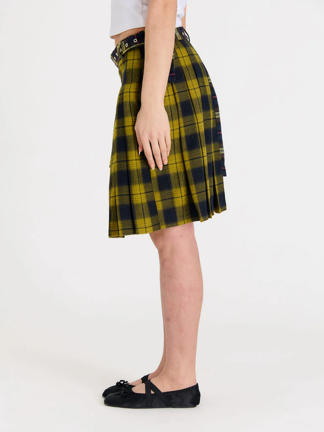 Tarnish Check Mini Skirt