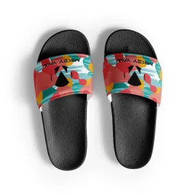 Tropical Design Monogram Men’s slides